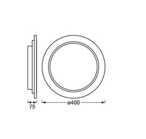 Plafoniera LED inteligenta Ledvance Smart+ WiFi ORBIS WOOD - 000004058075754751