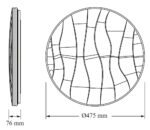 Plafoniera LED OSRAM Ceiling PAVO, 48W, 5280 lm, lumina neutra (4000K) - 000004099854664502 - imagine 2