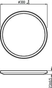 Plafoniera LED Philips Superslim CL550, intensitate luminoasa reglabila, 18W - 000008719514327283 - imagine 6