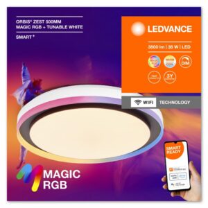 Plafoniera LED RGB inteligenta Ledvance Smart+ WiFi Magic ORBIS - 000004099854090288