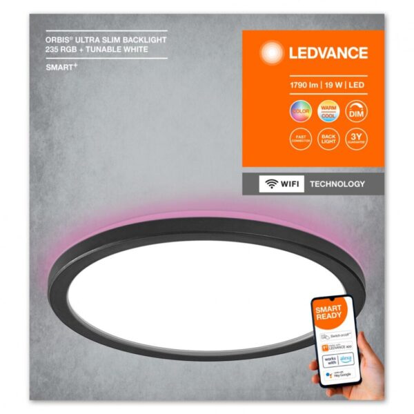 Plafoniera LED RGB inteligenta Ledvance Smart+ WiFi ORBIS ULTRA - 000004058075752788