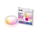 Plafoniera LED RGB WiZ SuperSlim, Wi-Fi, control vocal - 000008720169072657