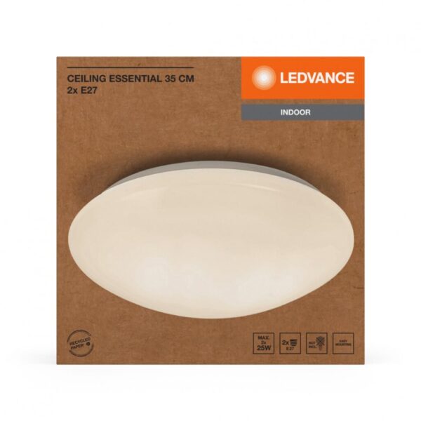 Plafoniera Ledvance Essential, excl.2xE27, Ø35cm / ↕ 12cm - 000004099854094583