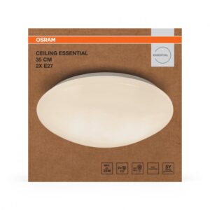 Plafoniera OSRAM Essential, excl.2xE27, Ø35cm / ↕ 12cm - 000004099854444623
