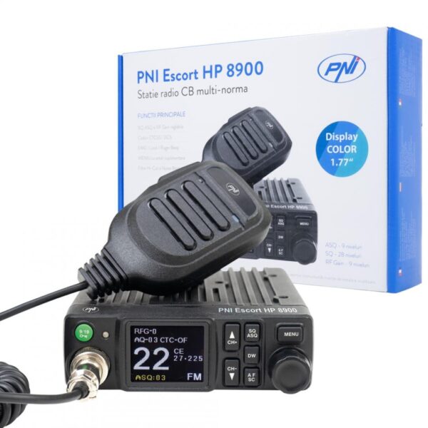 PNI-HP8900 - Statie radio CB PNI Escort HP 8900 ASQ, 12V / 24V - PNI-HP8900
