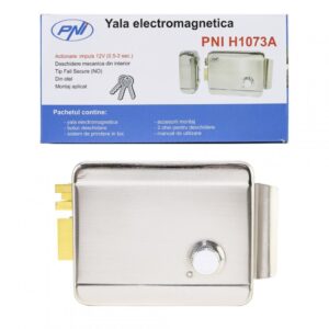 PNI Yala electromagnetica H1073A din otel, cu butuc Fail Secure NO