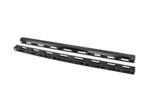 Poliță fixă 19", inaltime ICT 42 U, material otel 2 bucati, negru - AK-1210-B