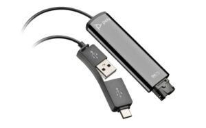 Poly DA75 USB to QD Black Adapter TAA - 786C6AA