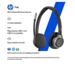 Poly Mission 625Stereo USB Wired Headset - C01C6AA - imagine 4