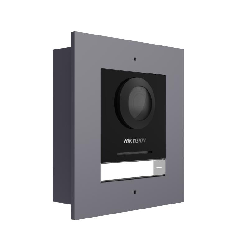 Post exterior modular videointerfon IP Hikvision DS-KD8003-IME1 (B)/FL-01 Post exterior modular videointerfon IP Hikvision DS-KD8003-IME1 (B)/FL - imagine 1