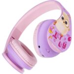 PowerLocus Casti pentru copii, Wireless, P2 Angry Birds Pink - P2KIDSANGRY-PINK - imagine 3