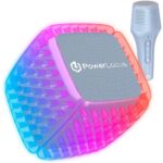 PowerLocus Set Boxa portabila Aero Bluetooth cu microfon wireless - PWL-PL201-BLPURPLE