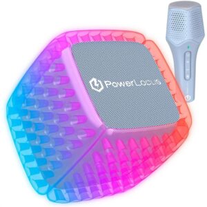 PowerLocus Set Boxa portabila Aero Bluetooth cu microfon wireless - PWL-PL201-BLPURPLE