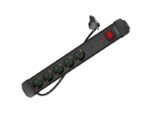 Prelungitor cu protectie la supratensiune SP1, 5m, 5 prize, negru - SP1-05F-0500-BK