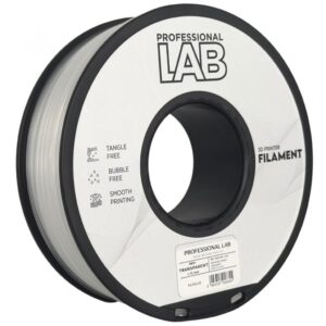 PROFESSIONAL LAB 3D FILAMENT 1KG ABS+ TRANSPARENT, Diametru: 1.75mm