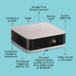 PROIECTOR EPSON EF-61R ROSE QUARTZ, Luminozitate: 700 Lumeni - V11HB72240