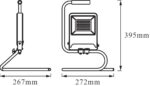 Proiector LED (lampa de lucru) Ledvance Worklight S-Stand, 50W - 000004058075213876