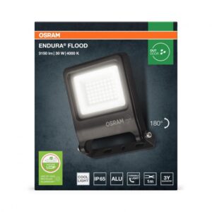 Proiector LED OSRAM ENDURA FLOOD, 30W, 220-240V, 2700 lm - 000004099854486081