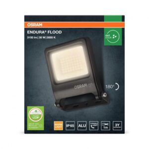 Proiector LED OSRAM ENDURA FLOOD, 30W, 220-240V, 2700 lm - 000004099854486463