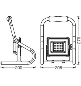 Proiector LED portabil (lampa de lucru) Ledvance Worklight Battery - 000004058075576476