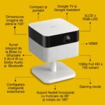 PROJECTOR EPSON EF-71 DIAMOND WHITE, Tehnologie 3LCD, LCD 0.62" - V11HB79040 - imagine 3
