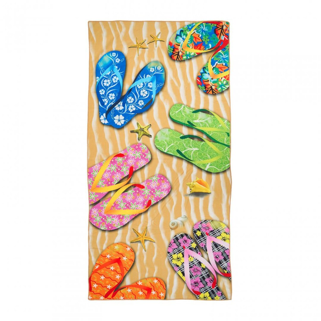 Beach Towel 90x180 cm Sand Material: 100% polyester, 220 GSM - HR-BHTWL180-SND-01 PROSOP DE PLAJA 90X180 CM SAND - HR-BHTWL180-SND - imagine 1