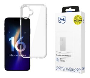 Protective cover 3mk Armor Case for iPhone 16 Plus, Transparent - PHA-5903108579735