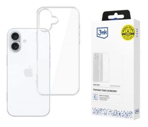 Protective cover 3mk Clear Case for iPhone 16, Transparent - PHA-5903108579520