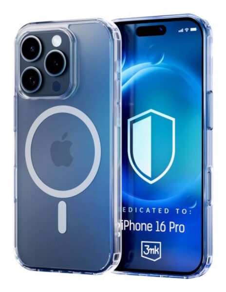 Protective cover 3mk MagCase for iPhone 16 Pro, Transparent - PHA-5903108585231