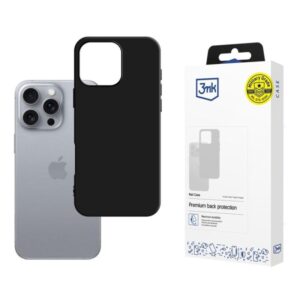Protective cover 3mk Matt Case for iPhone 16 Pro Max, Black - PHA-5903108579599