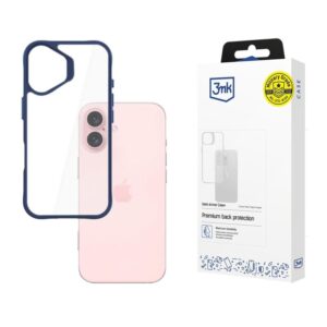Protective cover 3mk Satin Armor Case+ for iPhone 16, Blue - PHA-5903108592659