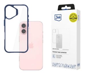 Protective cover 3mk Satin Armor Case+ for iPhone 16, Blue - PHA-5903108592659
