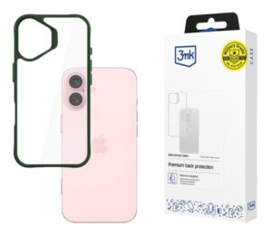 Protective cover 3mk Satin Armor Case+ for iPhone 16, Green - PHA-5903108592710
