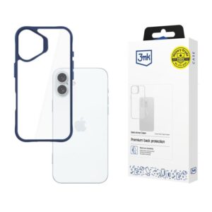 Protective cover 3mk Satin Armor Case+ for iPhone 16 Plus, Blue - PHA-5903108597807