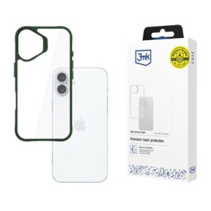 Protective cover 3mk Satin Armor Case+ for iPhone 16 Plus, Green - PHA-5903108597814