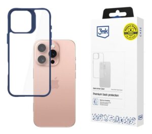 Protective cover 3mk Satin Armor Case+ for iPhone 16 Pro, Blue - PHA-5903108592666