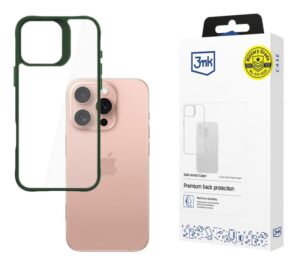Protective cover 3mk Satin Armor Case+ for iPhone 16 Pro, Green - PHA-5903108592727