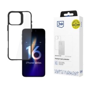 Protective cover 3mk Satin Armor Case+ for iPhone 16 Pro, Transparent - PHA-5903108586559