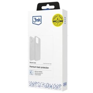 Protective cover 3mk Silicone Case Dark for iPhone 16 Pro - PHA-5903108603966