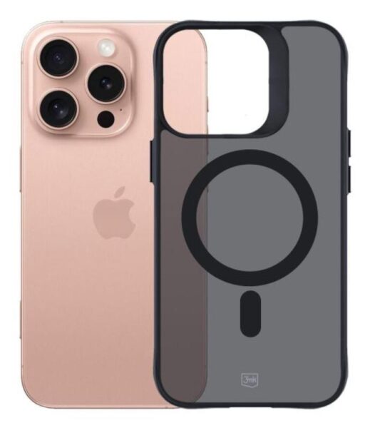 Protective cover 3mk Smoke MagCase for iPhone 16 Pro - PHA-5903108586672