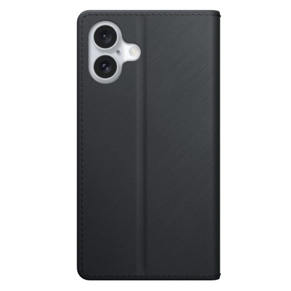 Protective cover 3mk Wallet Case for iPhone 16 Plus, Black - PHA-5903108576260
