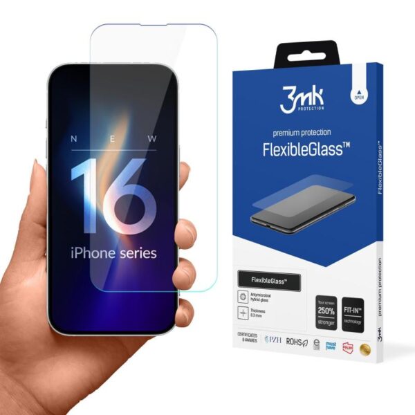 Protective film 3mk FlexibleGlass™ for iPhone 16 Pro Max - PHA-5903108586412