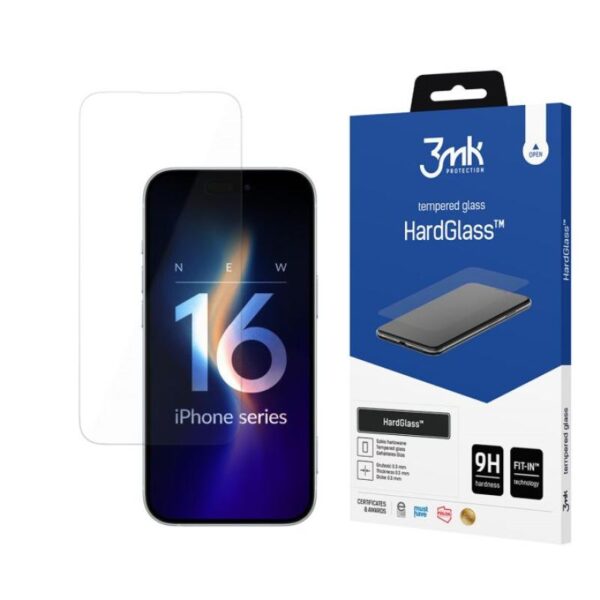 Protective film 3mk HardGlass™ for iPhone 16 Pro - PHA-5903108579780
