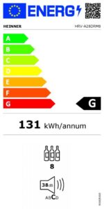 RACITOR DE VINURI HEINNER HRV-A28DRM8