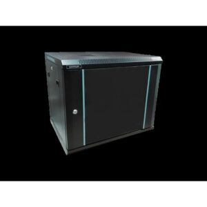 Rack 9U 600x600, dezasamblat, montare pe perete, usa din sticla - MP.6609.9001