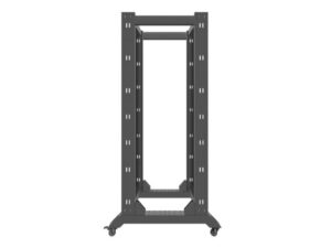Rack deschis 19" 32U, 600x800, negru V2 - OR01-6832-B