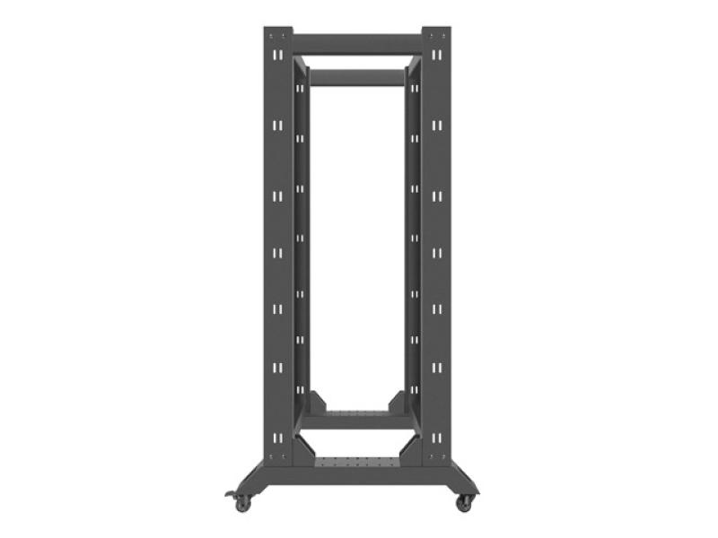 Rack deschis 19" 32U, 600x800, negru V2 - OR01-6832-B-01 Rack deschis 19" 32U, 600x800, negru V2 - OR01-6832-B - imagine 1