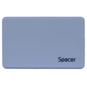 Rack ext. HDD/SSD 2.5" Spacer USB 3.0 albastru - SPR-25612BL