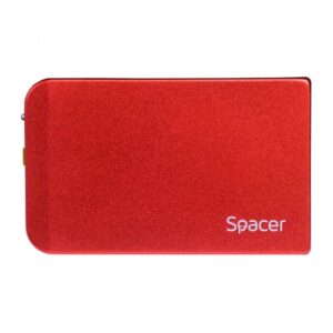 Rack extern HDD/SSD 2.5" Spacer USB 3.0 rosu - SPR-25611R