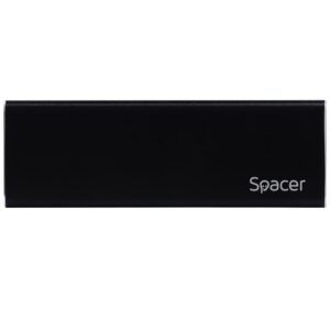 Rack extern Spacer SSD M.2 USB-C negru - SPR-M2TYPEC-01